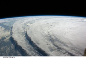 Hurricane Ike as seen from the International Space Station